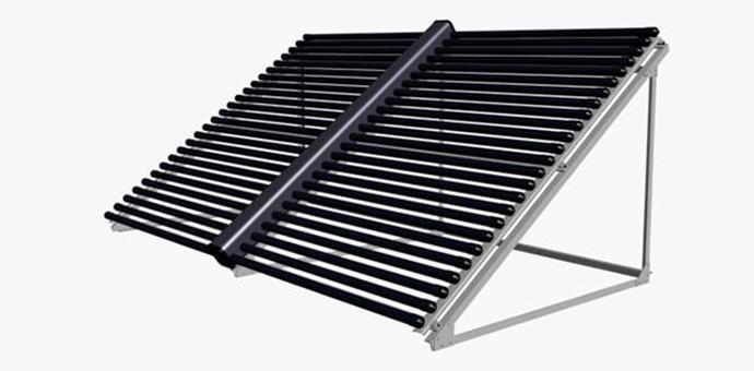 Solar Collector with Connecting Pipe (Horizontal)