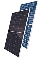 580-600W bifacial dual-glass module